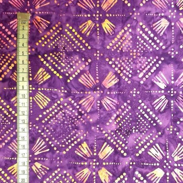 PURPLE - Heliotrope - Batikstoff aus Indonesien